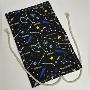 Art Roll Fabric Art Case Organizer Constellation Theme Art Gift